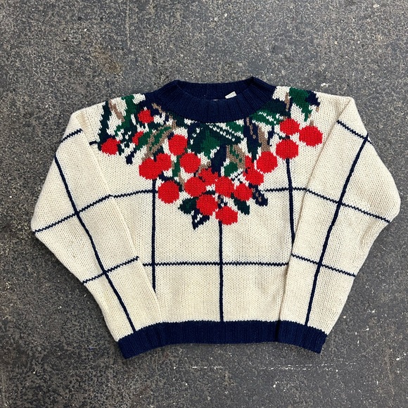 eagles eye Sweaters - The Eagles Eye Knit Shetland Wool Vintage Sweater Women’s Medium Apple Tree